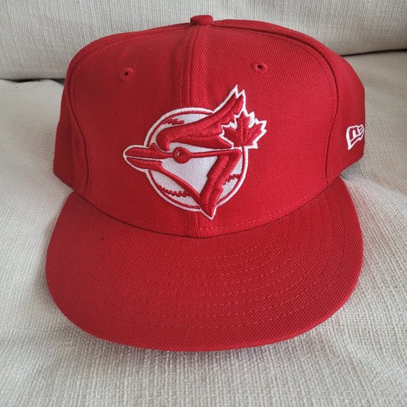 Toronto Blue Jays NEW ERA Red Fitted - Picture 1 of 3